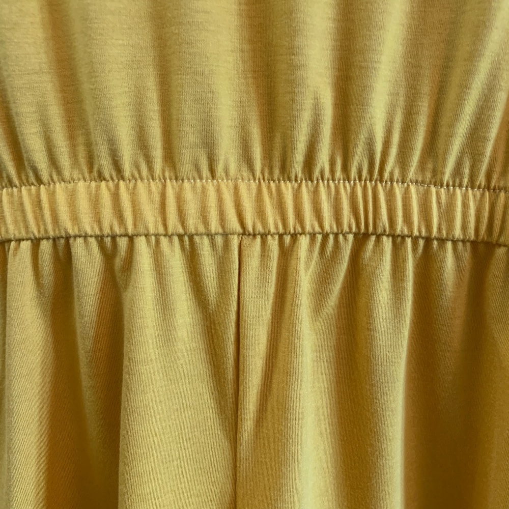 (K250) NWT Wonder Nation Girls XL (14-16) Mustard w/white Trim Romper - Picture 5 of 9